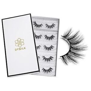 Fake Eyelashes Natural Lash - Mink Lashes 5 Pairs 6D Wispy Lash Pack - Eye